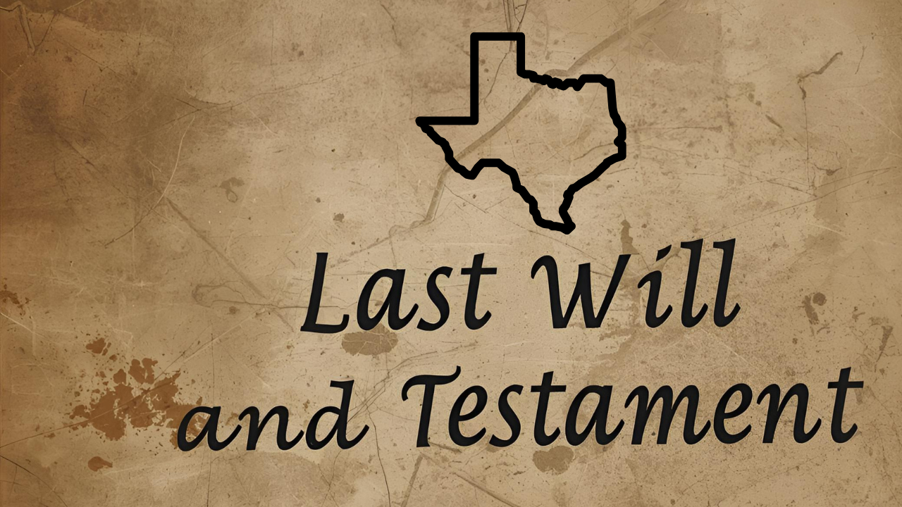 Texas Last Will and Testament